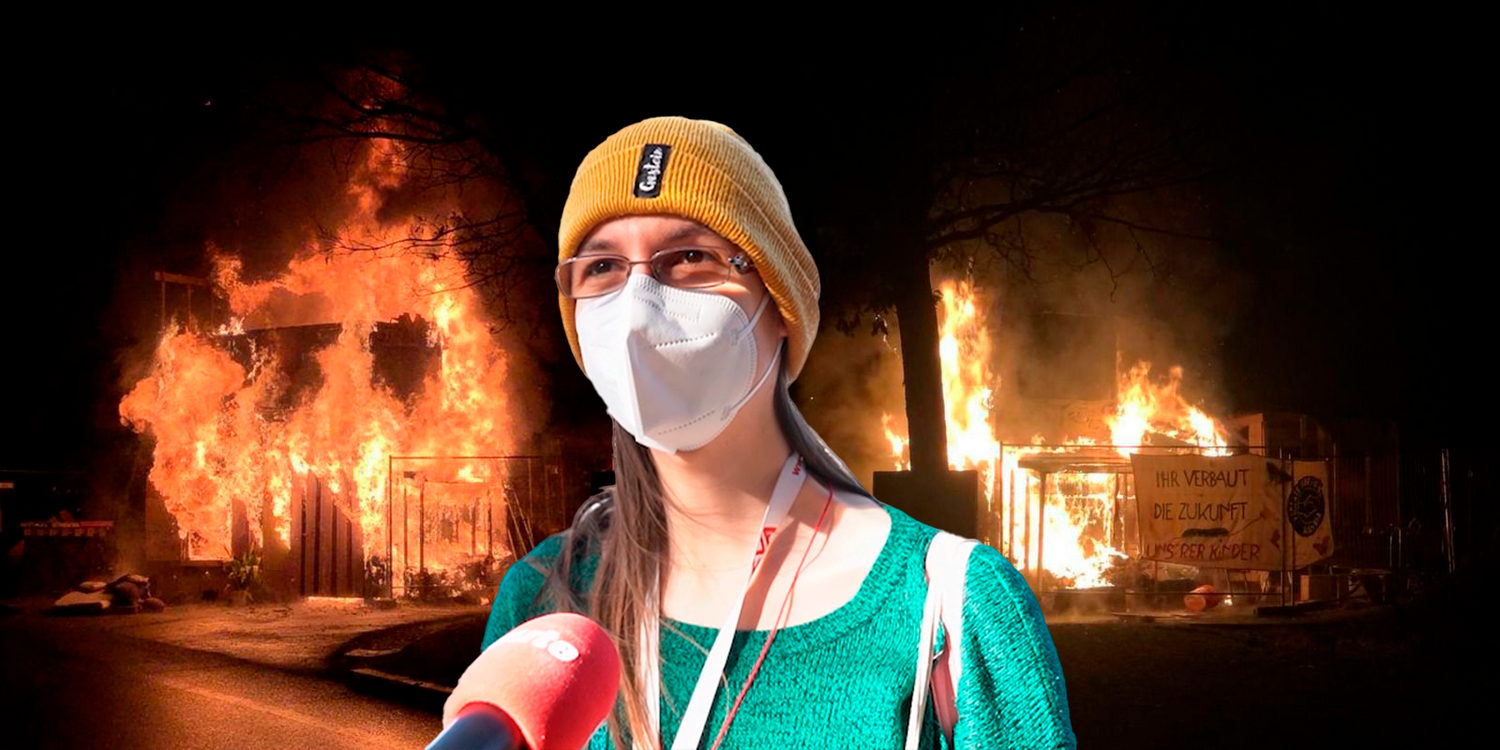 Klimaaktivistin Martha Krumpeck schildert