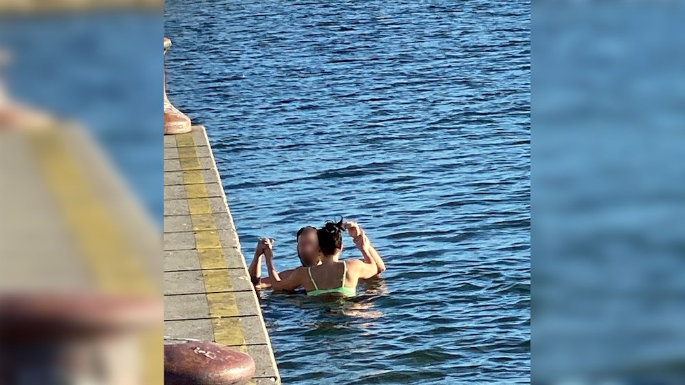 Eisschwimmen scheint diesen Winter besonders beliebt zu sein