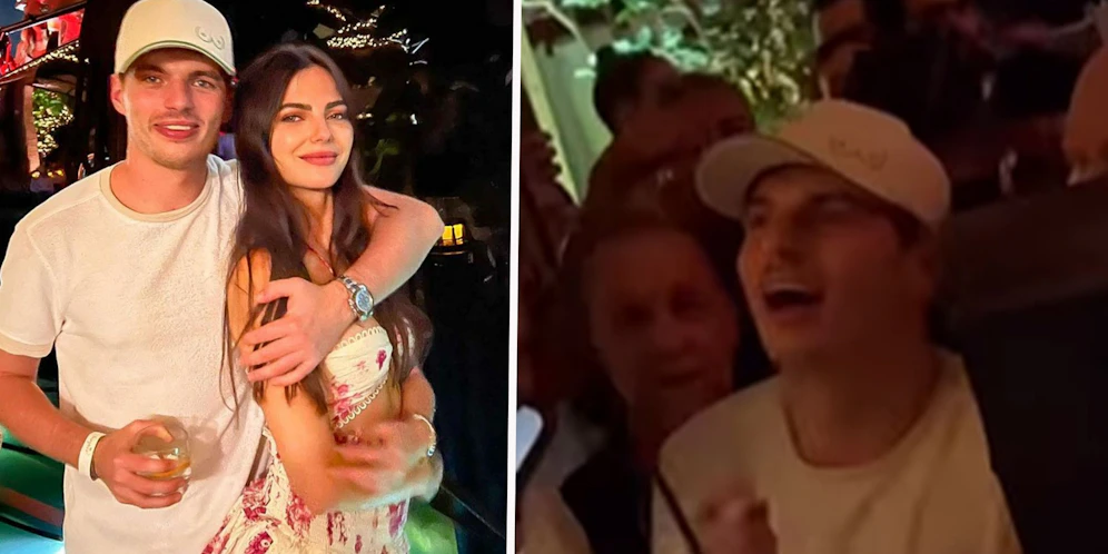 Max Verstappen mit seiner Freundin Kelly Piquet.