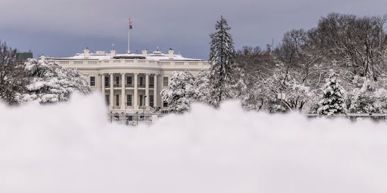 Die Schneemassen sorgen rund um die US-Hauptstadt Washington, DC für Chaos.