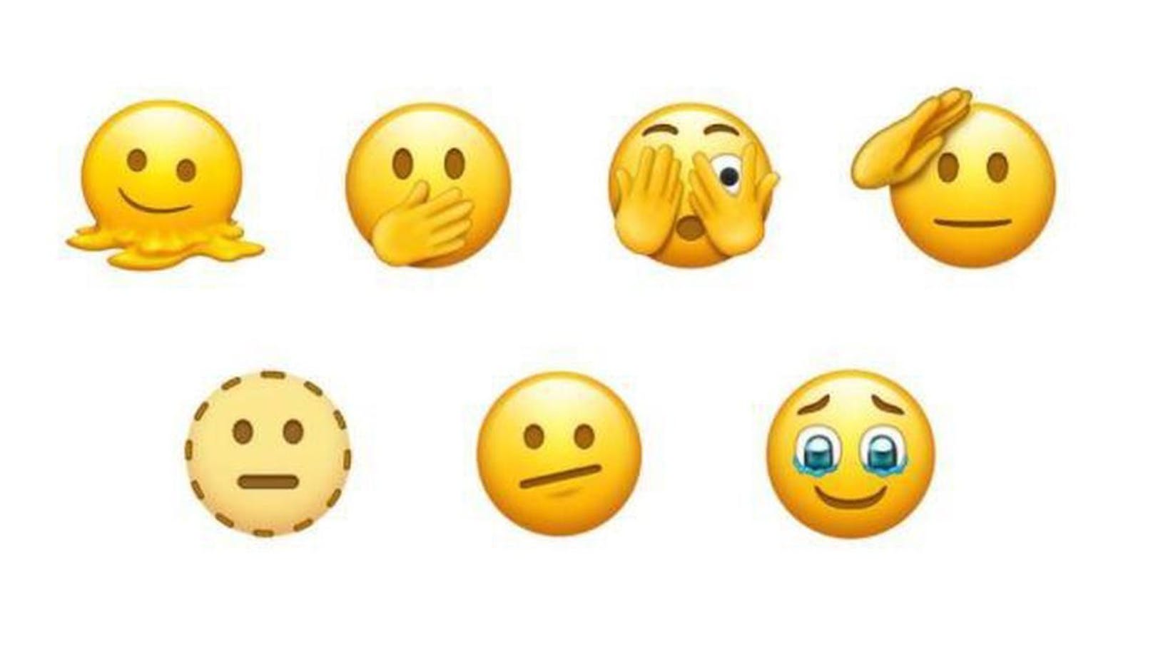 Diese neuen Gefühls-Emojis sind ebenfalls mit dabei.