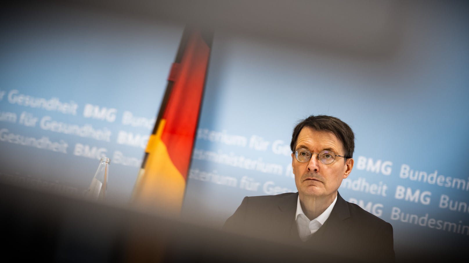Deutschlands Gesundheitsminister <strong>Karl Lauterbach</strong> war im Visier der Corona-Leugner.