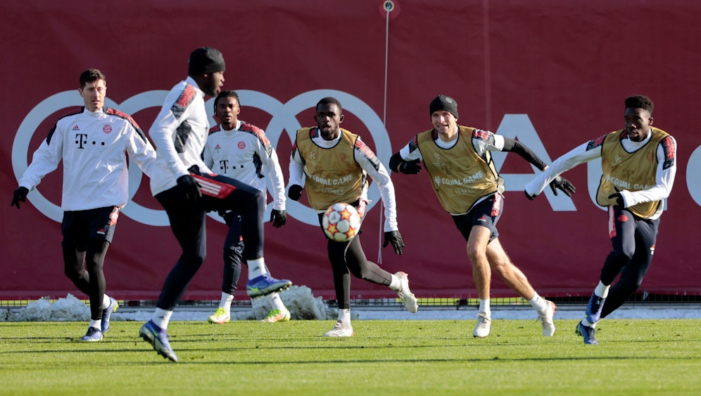 Bayern beim Training