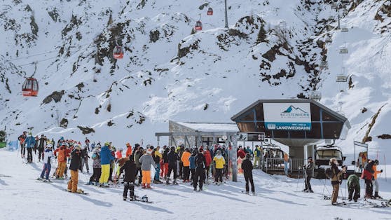 Skifahrer am Kitzsteinhorn
