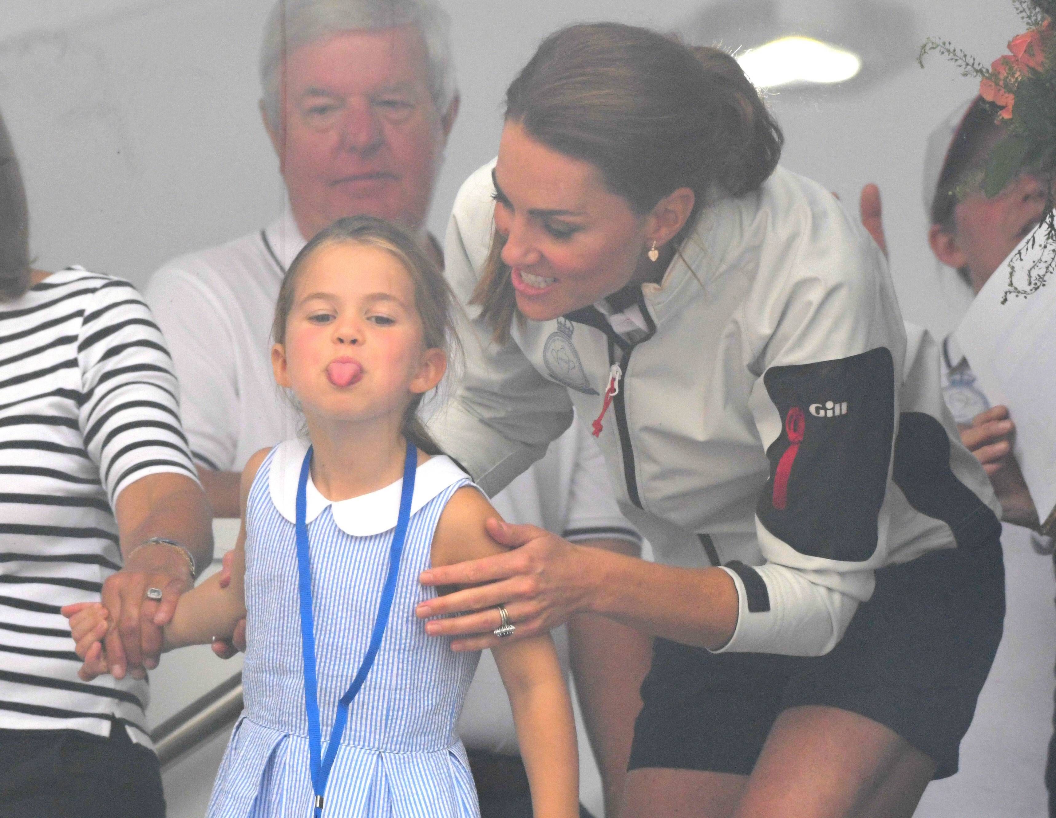 Herzogin Kate und ihre Tochter Charlotte sind nicht immer einer Meinung.