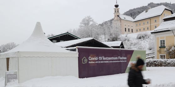In Flachau herrscht bei den Teststationen wieder Hochbetrieb (Archivbild).