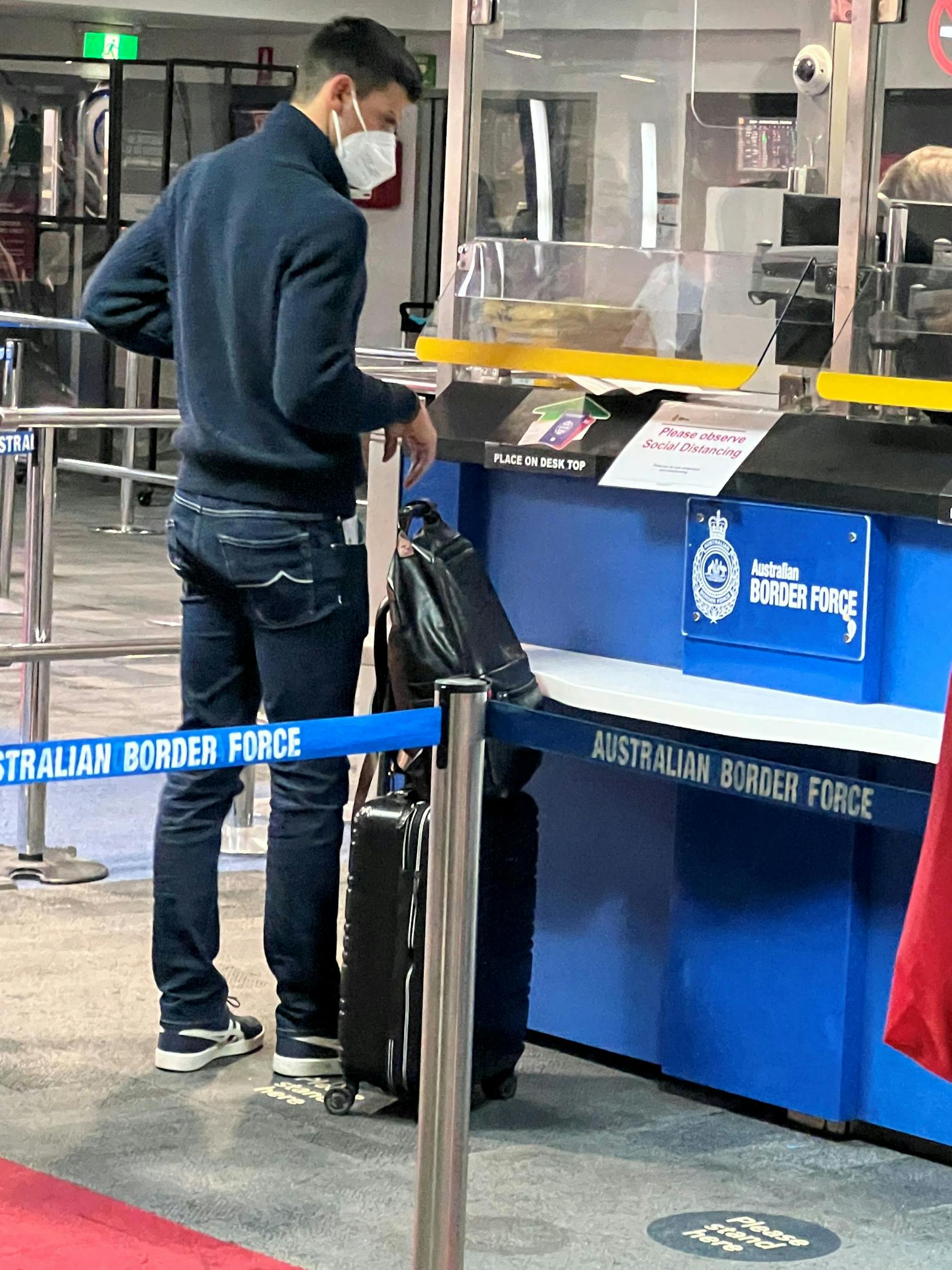 Novak Djokovic wurde am Flughafen die Einreise verweigert.