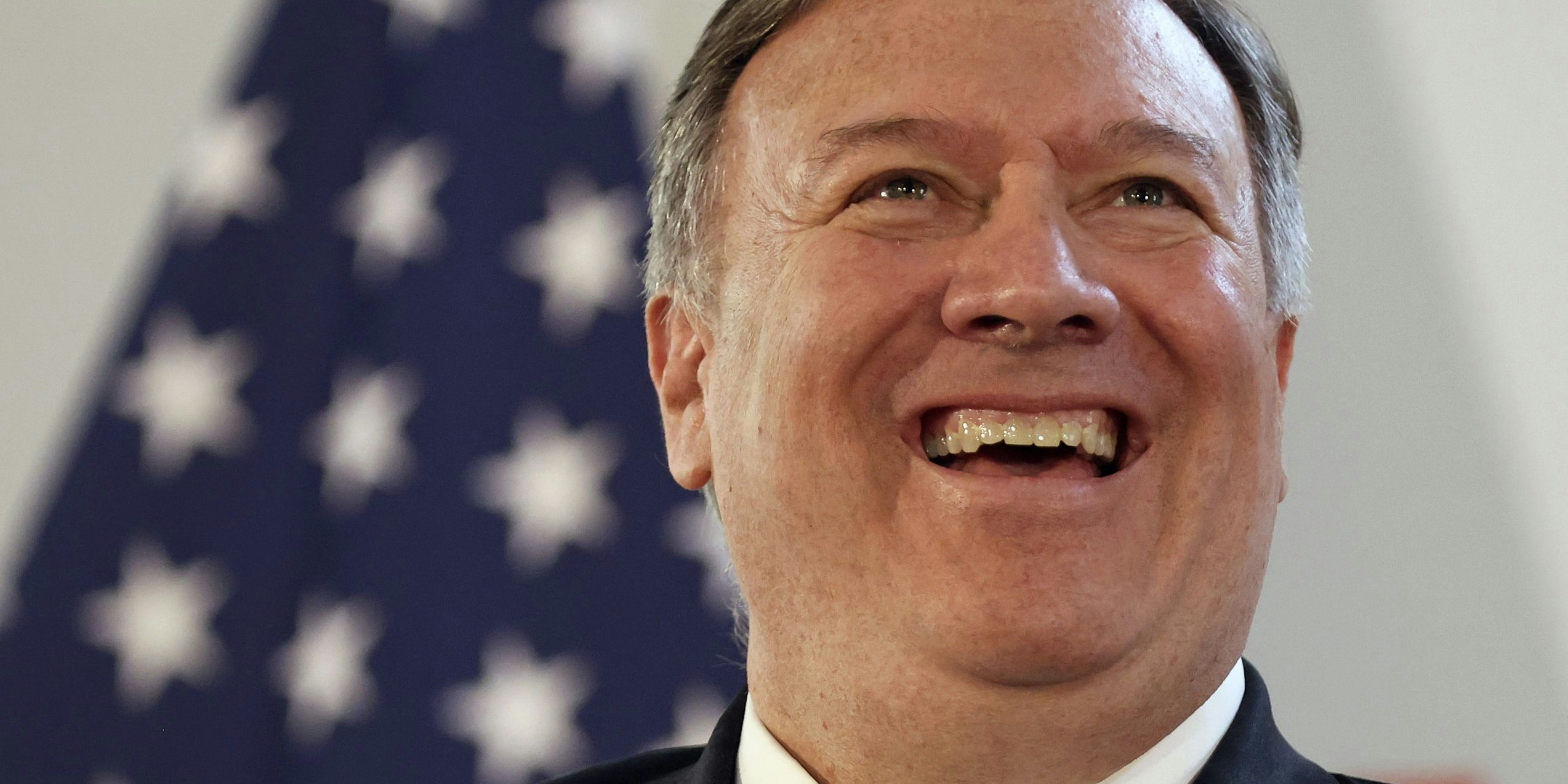 Vor einigen Monaten sah Ex-US-Außenminister Mike Pompeo noch so aus.