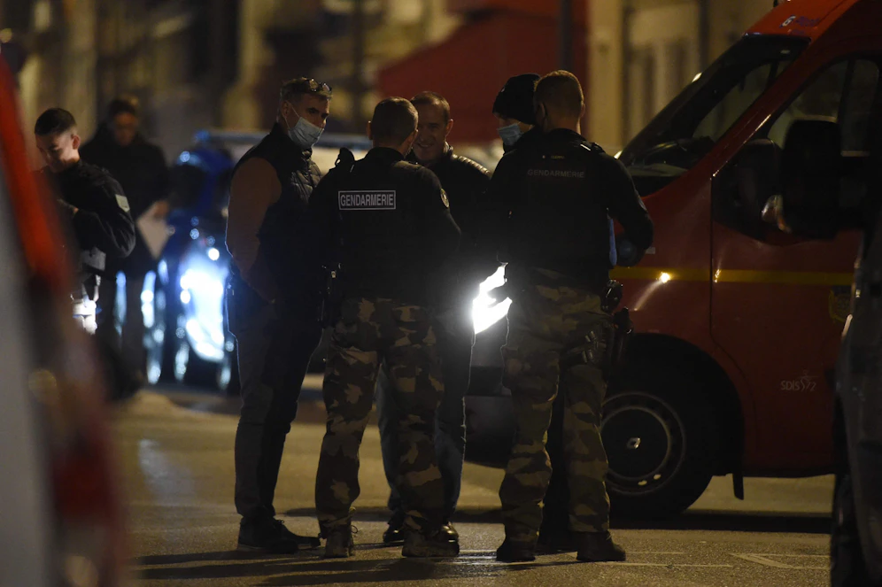 Symbolbild eines Polizeieinsatzes in Frankreich. 