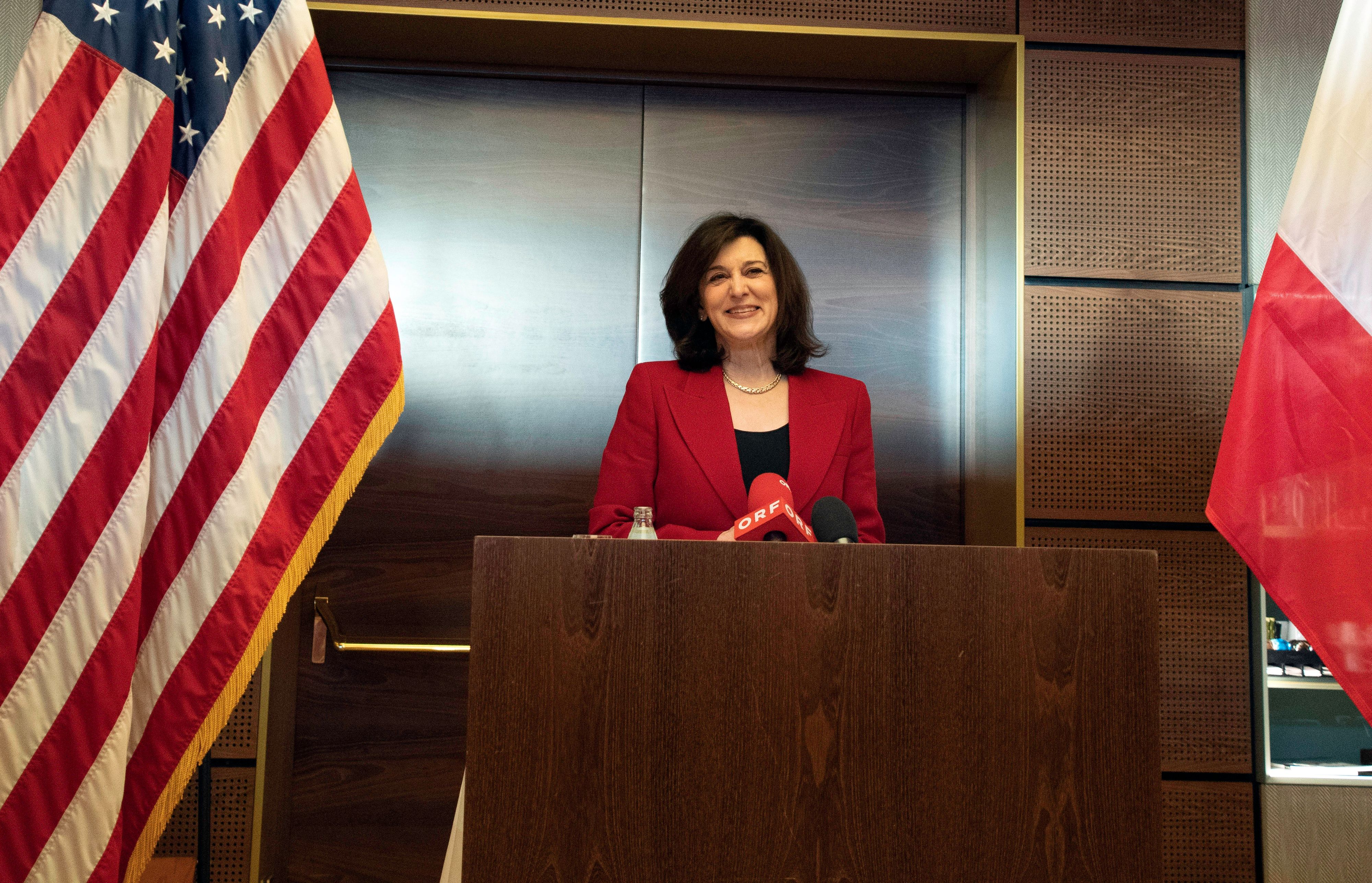 Österreichs neue US-Boschafterin Victoria Reggie Kennedy freut sich auf ihre neue Aufgabe.