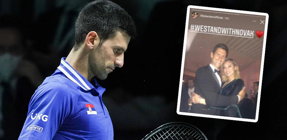 Lilly Becker solidarisierte sich via Instagram mit Novak Djokovic. 