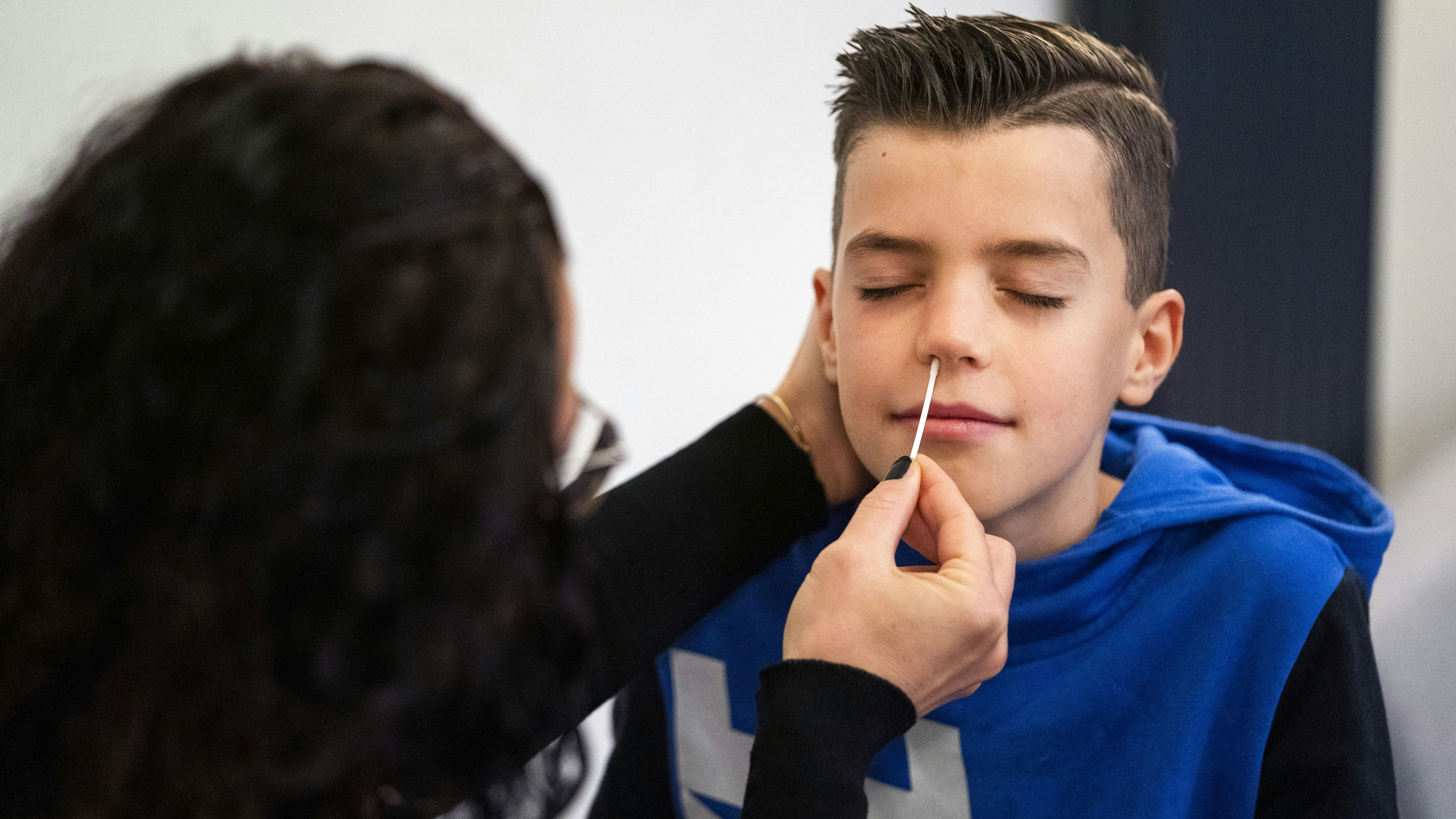 Kinder sollten am Montag schon getestet in die Schule kommen.