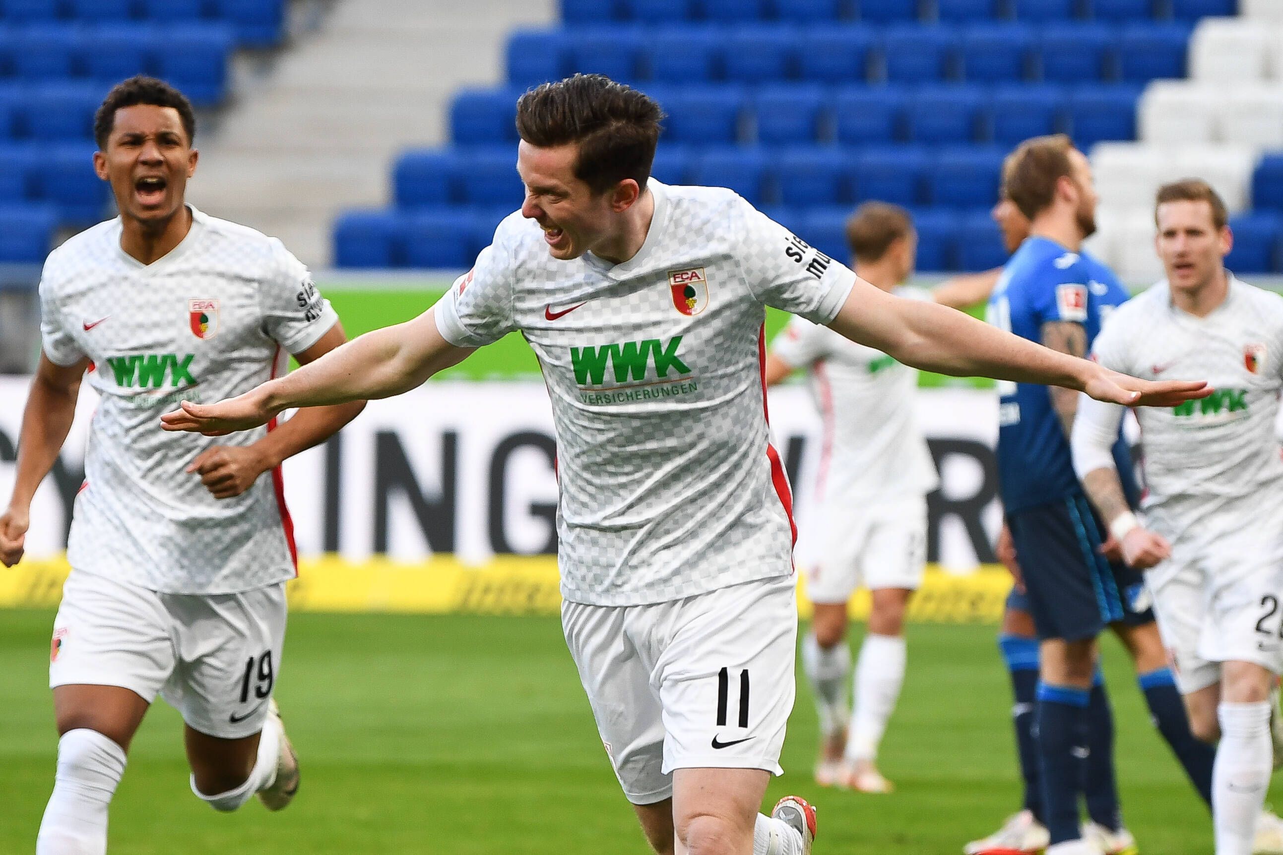 Michael Gregoritsch jubelte gegen Hoffenheim. 