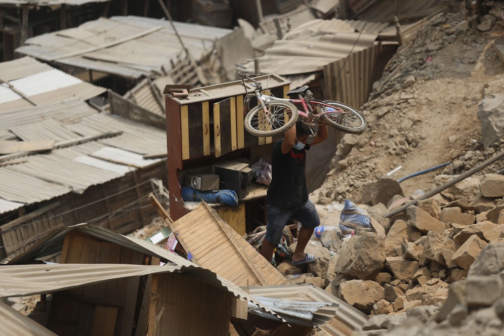 Das Epizentrum des Bebens lag in der Nähe der Hauptstadt Lima.
