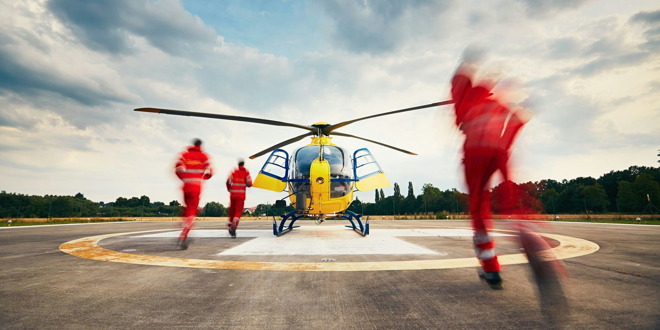 Der lebensbedrohlich Verletzte musste bis nach Wien geflogen werden.