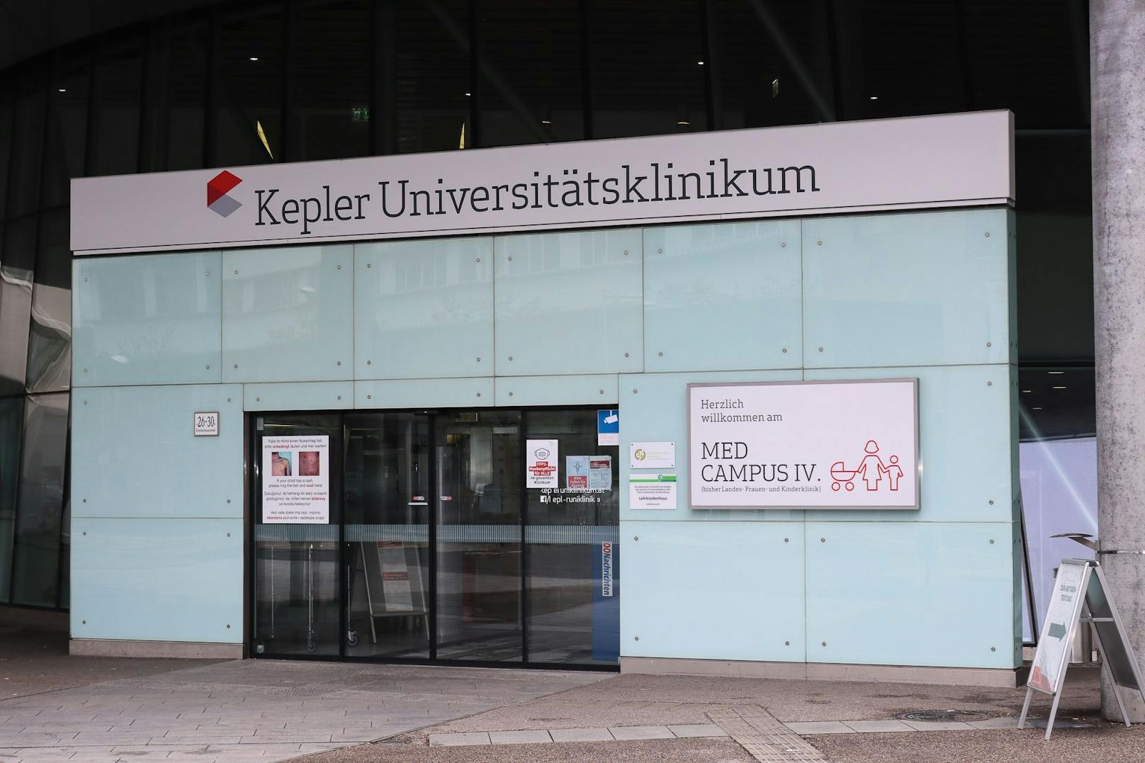 Im Keplerklinikum in Linz starb der kleine Bub am Donnerstag.