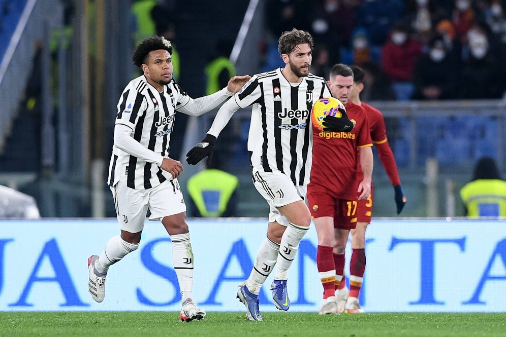 Juve jubelt gegen die Roma