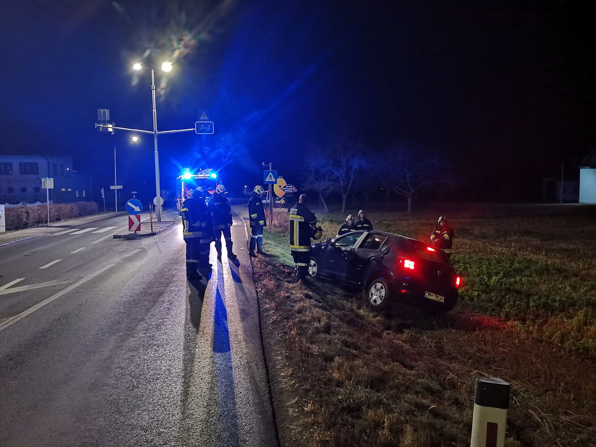 Die Florianis zogen den Wagen heraus.