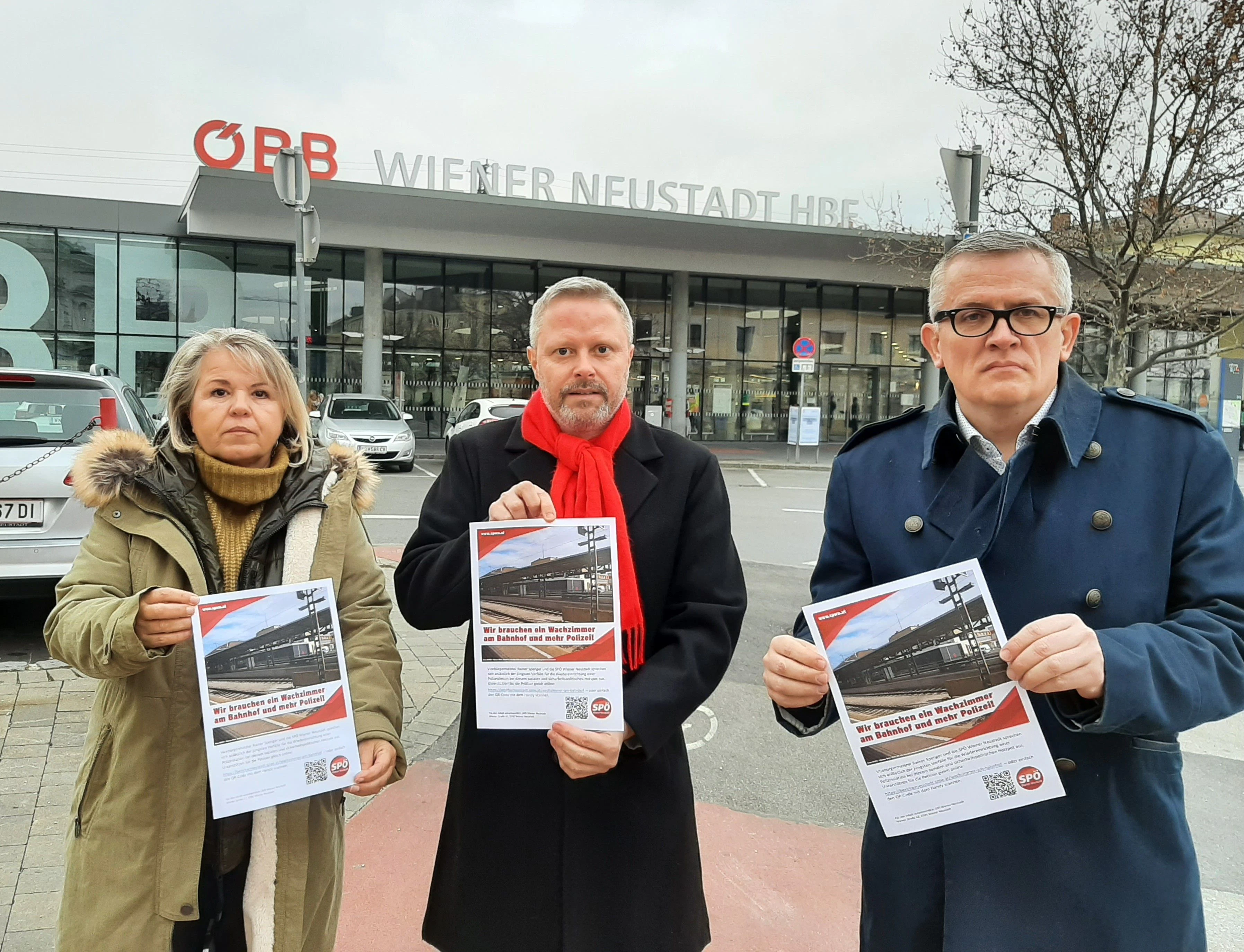 SP startete Petition für Wachzimmer am Bahnhof Wr. Neustadt