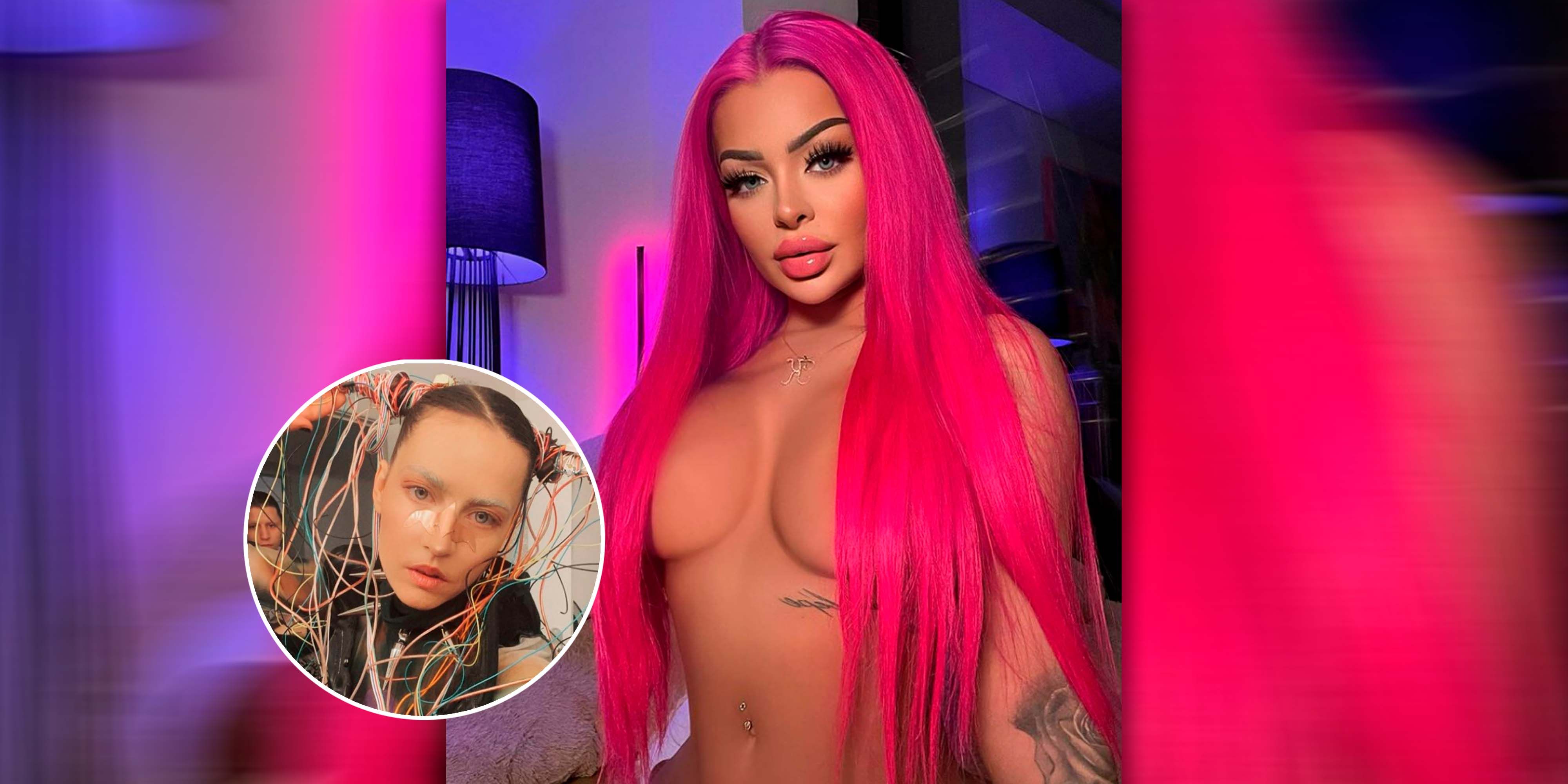 Katja Krasavice und Haiyti im Clinch.