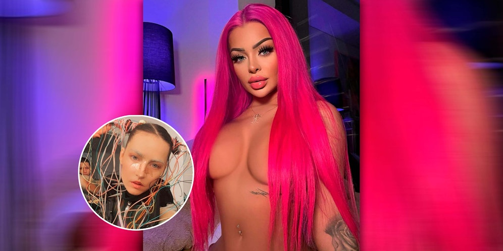 Katja Krasavice und Haiyti im Clinch.