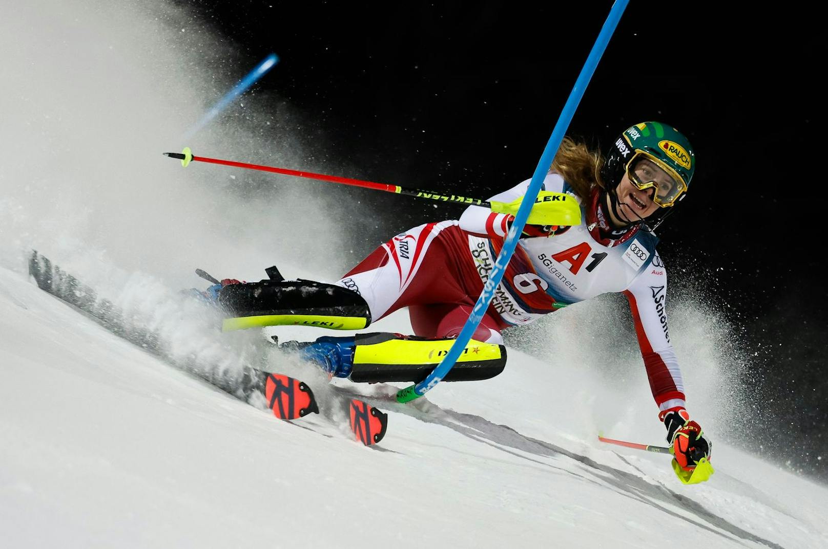 Zweiter Auftritt der Ski-Damen! Nach dem Riesenslalom folgt am Mittwoch (9.2.) der Slalom (3.15 – 8.45 Uhr).