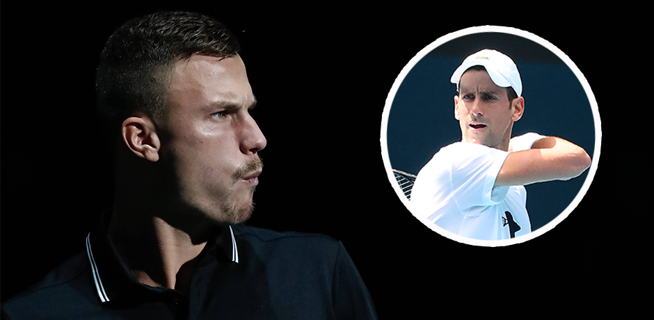 Marton Fucsofics stellt sich offen gegen Novak Djokovic. 