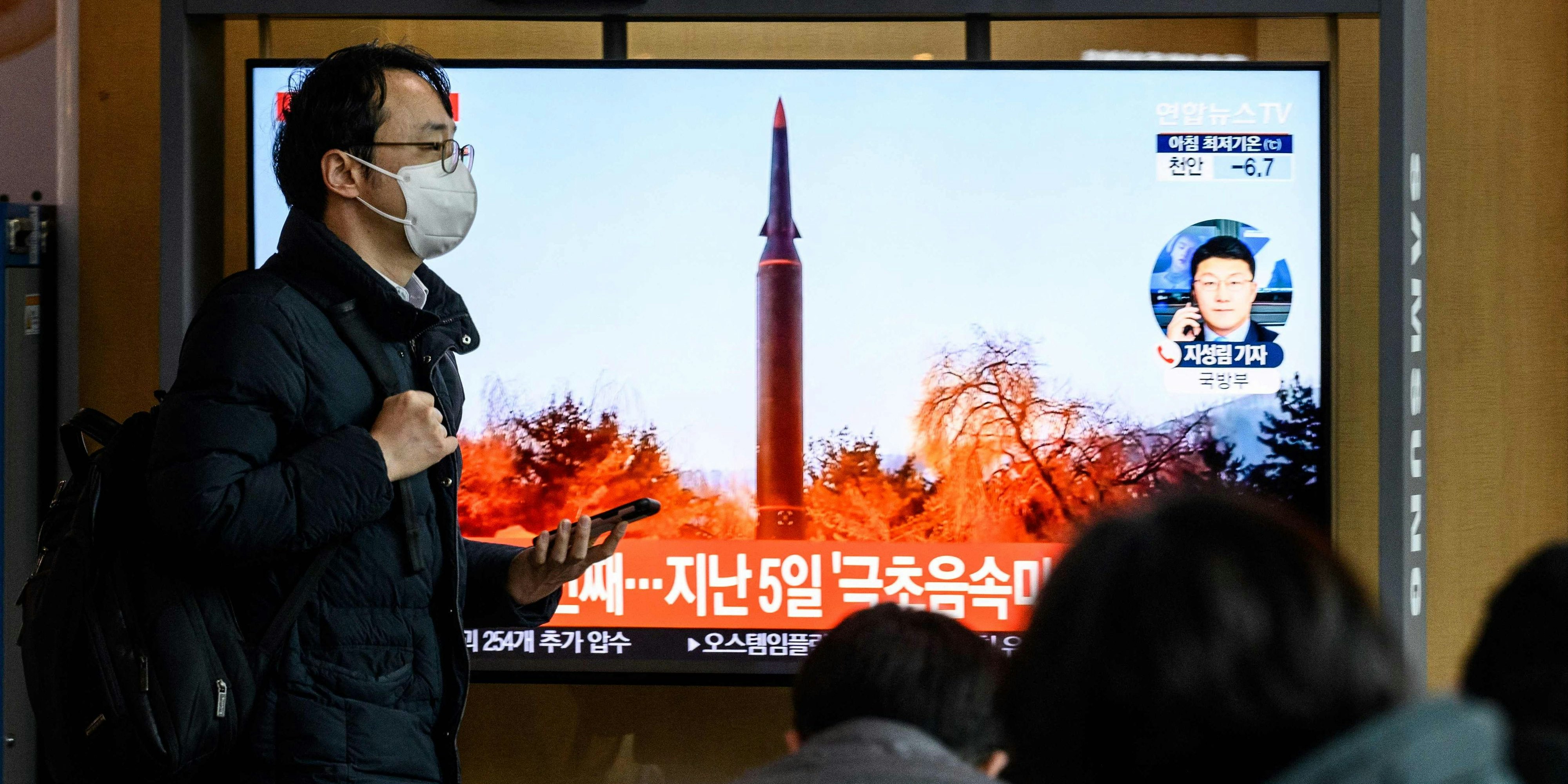 Nordkorea startet erneut einen neuen Raketentest.