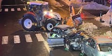 Tödlicher Crash – 18-Jähriger kracht mit Traktor in Pkw