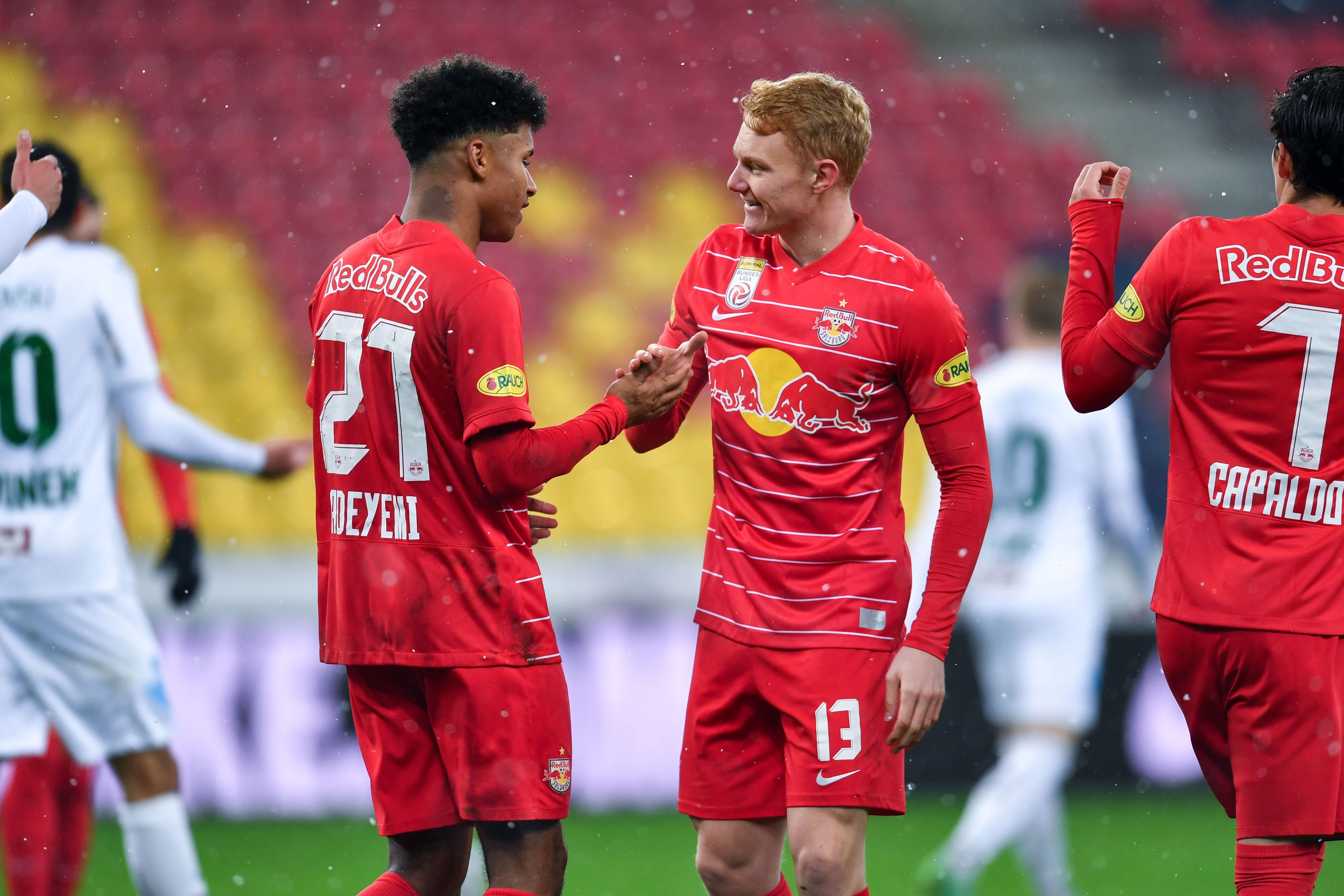 Nicolas Seiwald (r.) mit Karim Adeyemi