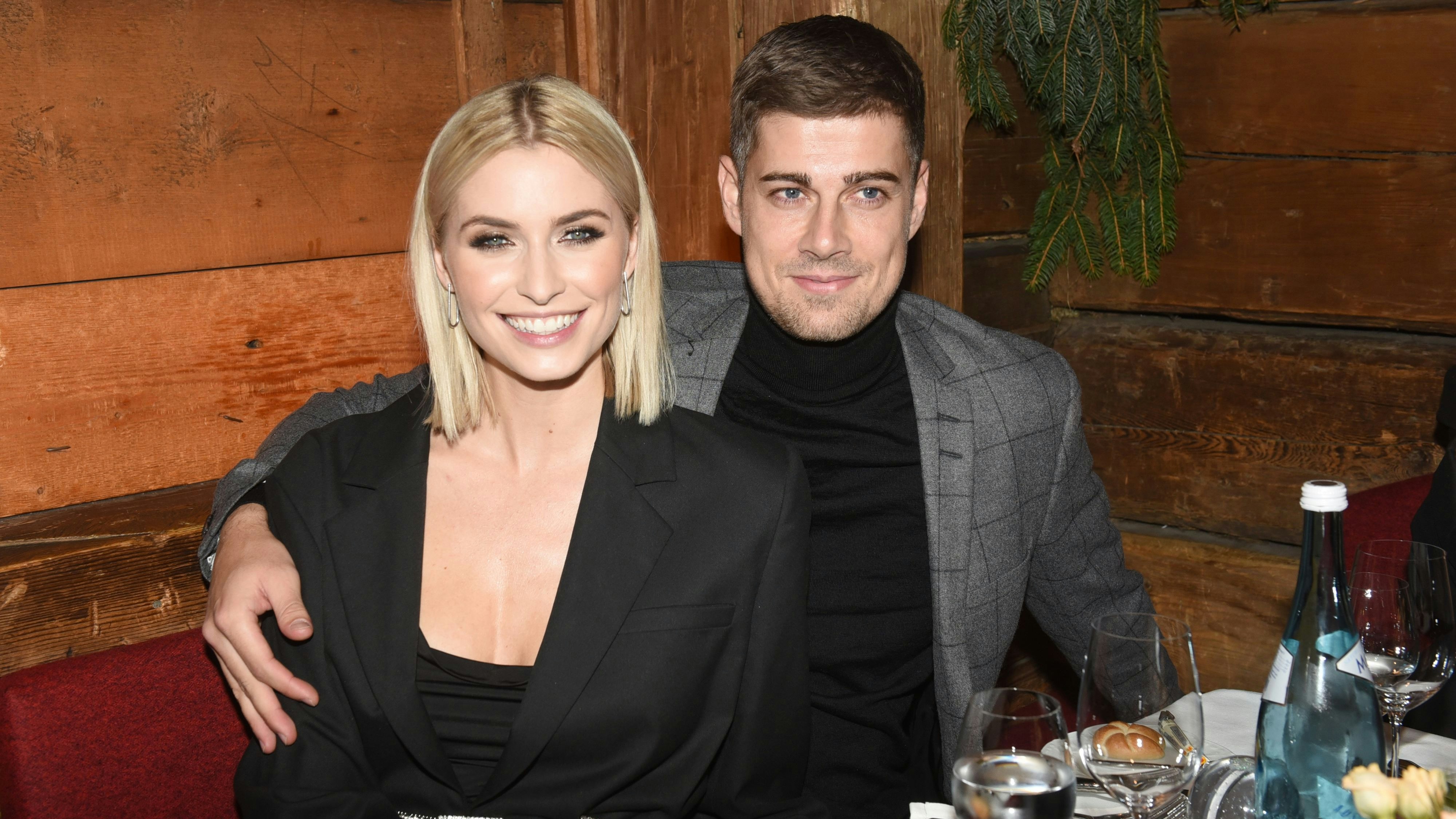 Model Lena Gercke mit ihrem Partner Dustin Schöne