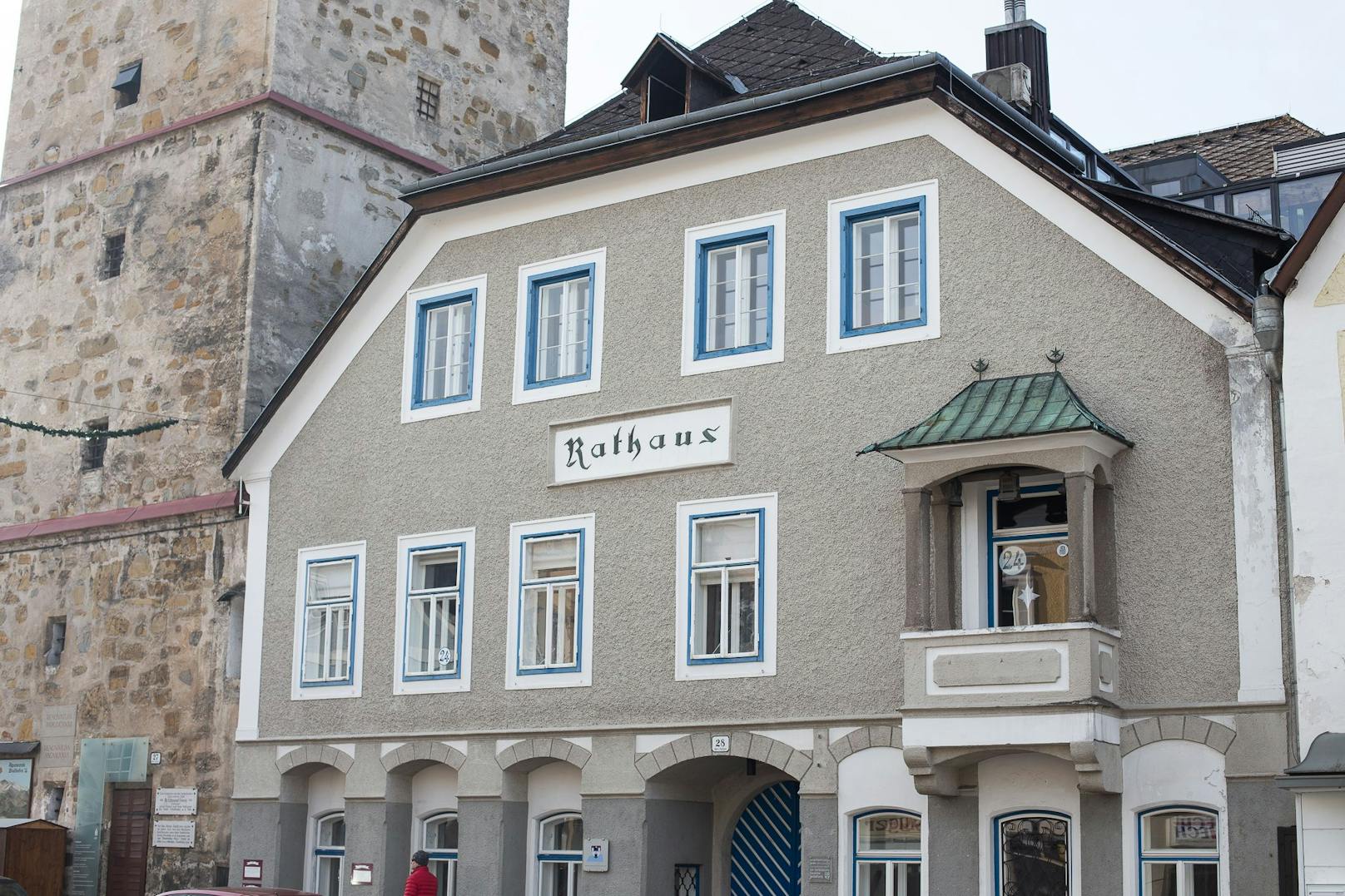 Das Rathaus in Waidhofen an der Ybbs.