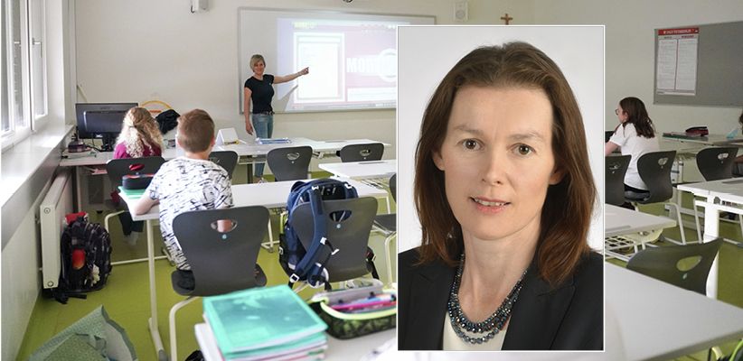 Beate Pühringer studiert Lehramt und springt ein, wenn Lehrer wegen Corona ausfallen.