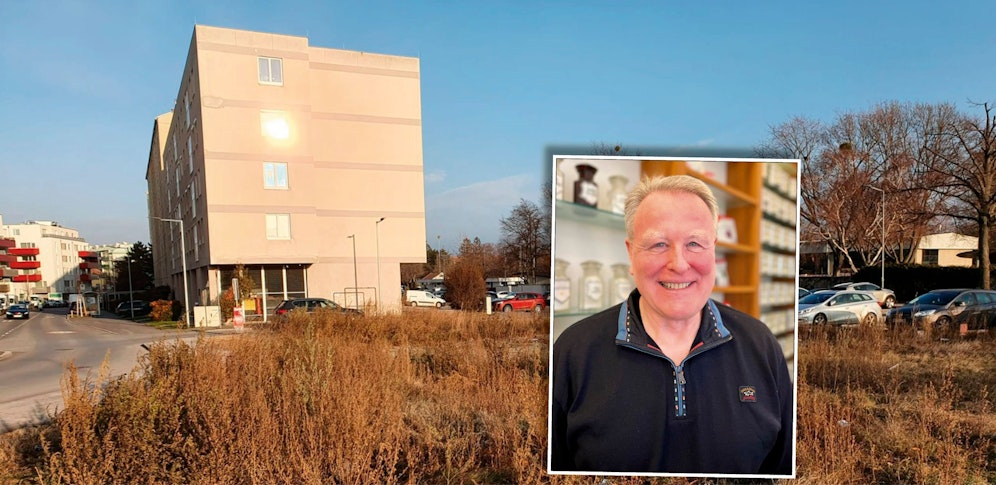 Müller-Uri baut Apotheke in Schwechat.