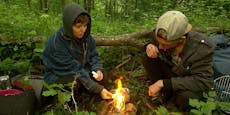 "Teenager werden Mütter" allein im Wald