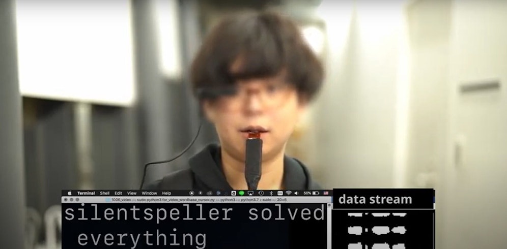 Weder Stimme noch Hände sind für die neue Technologie nötig.