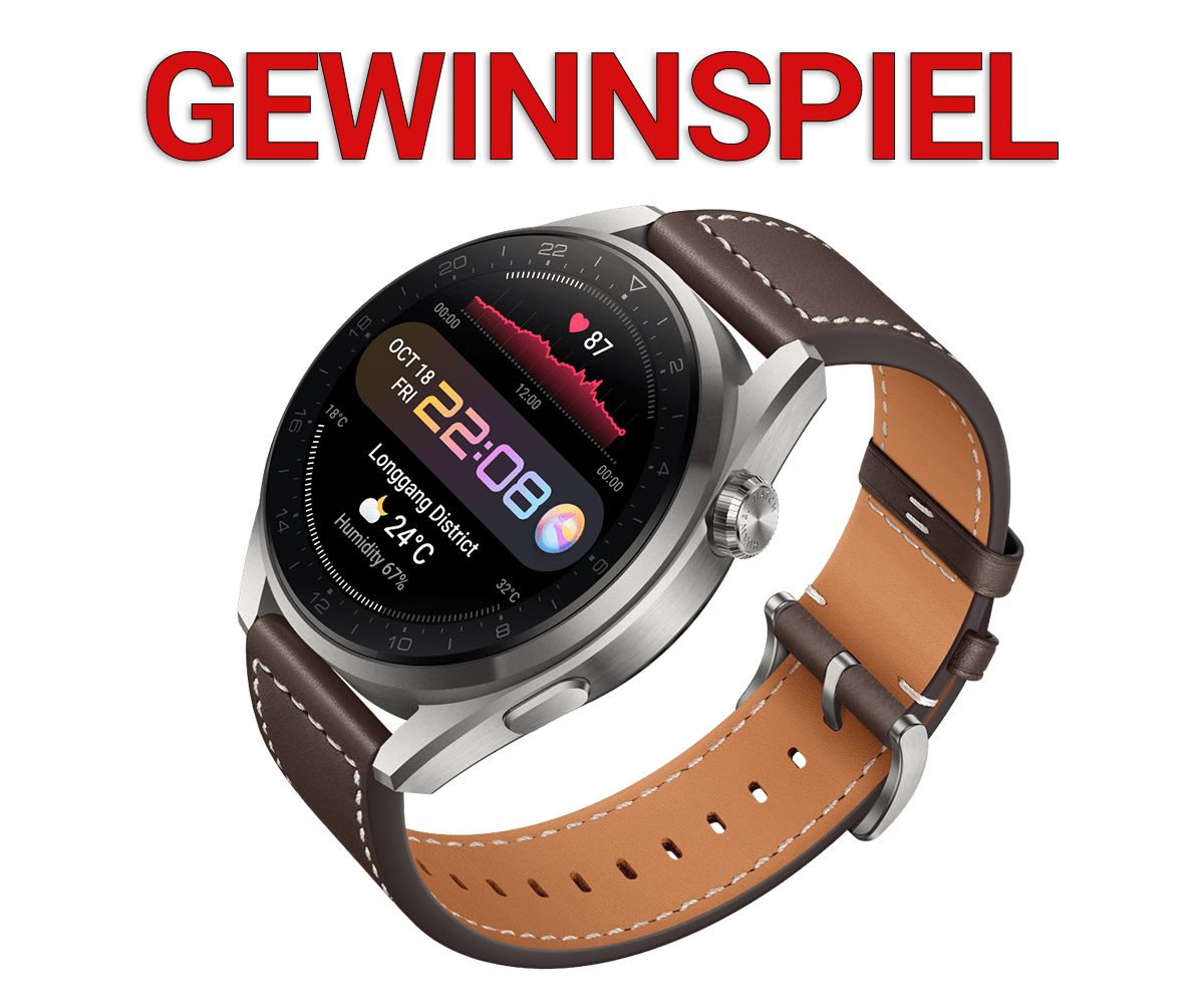<em>"Heute"</em> verlost eine Huawei Watch 3 Pro.
