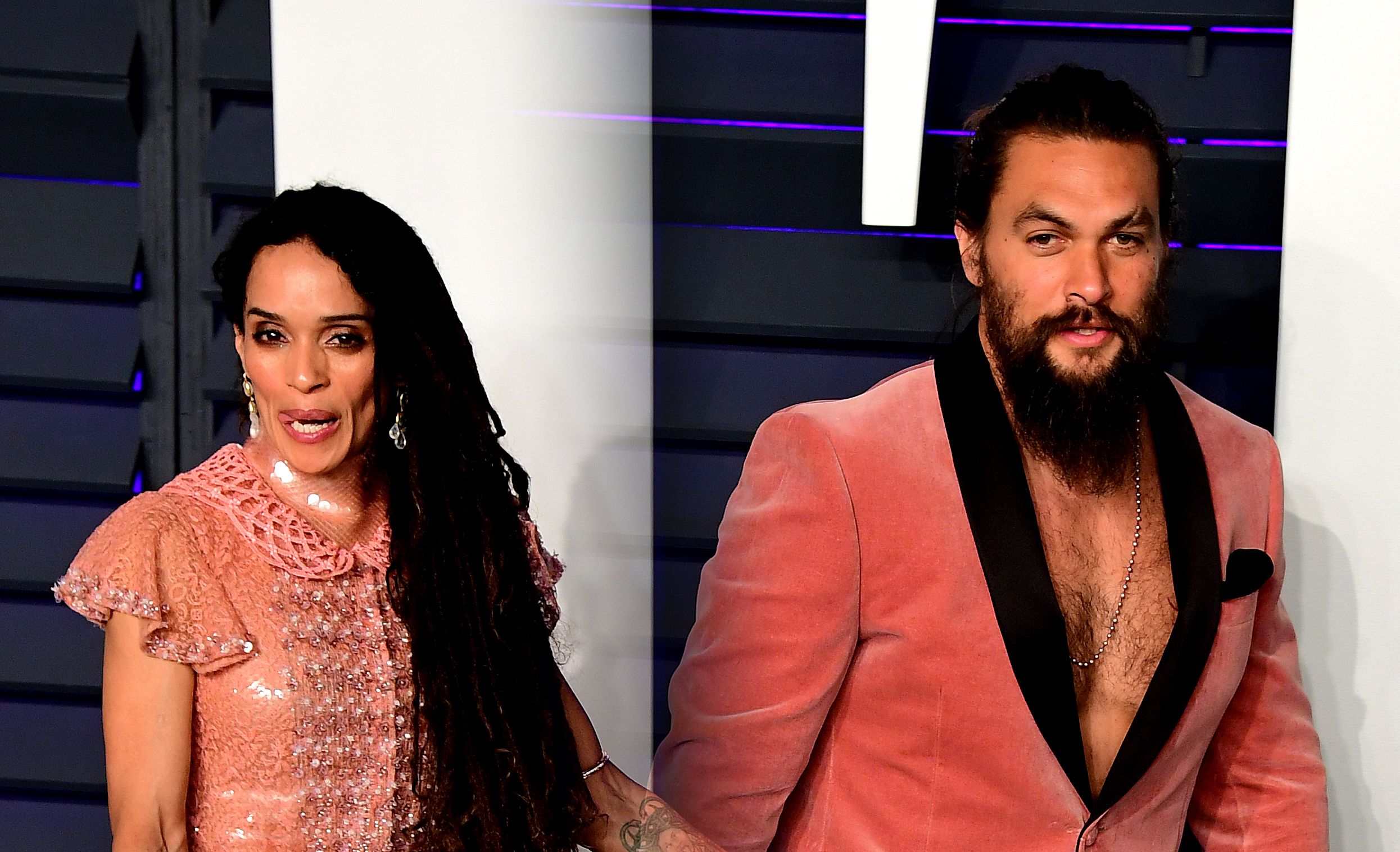 Jason Momoa und seine Frau Lisa Bonet