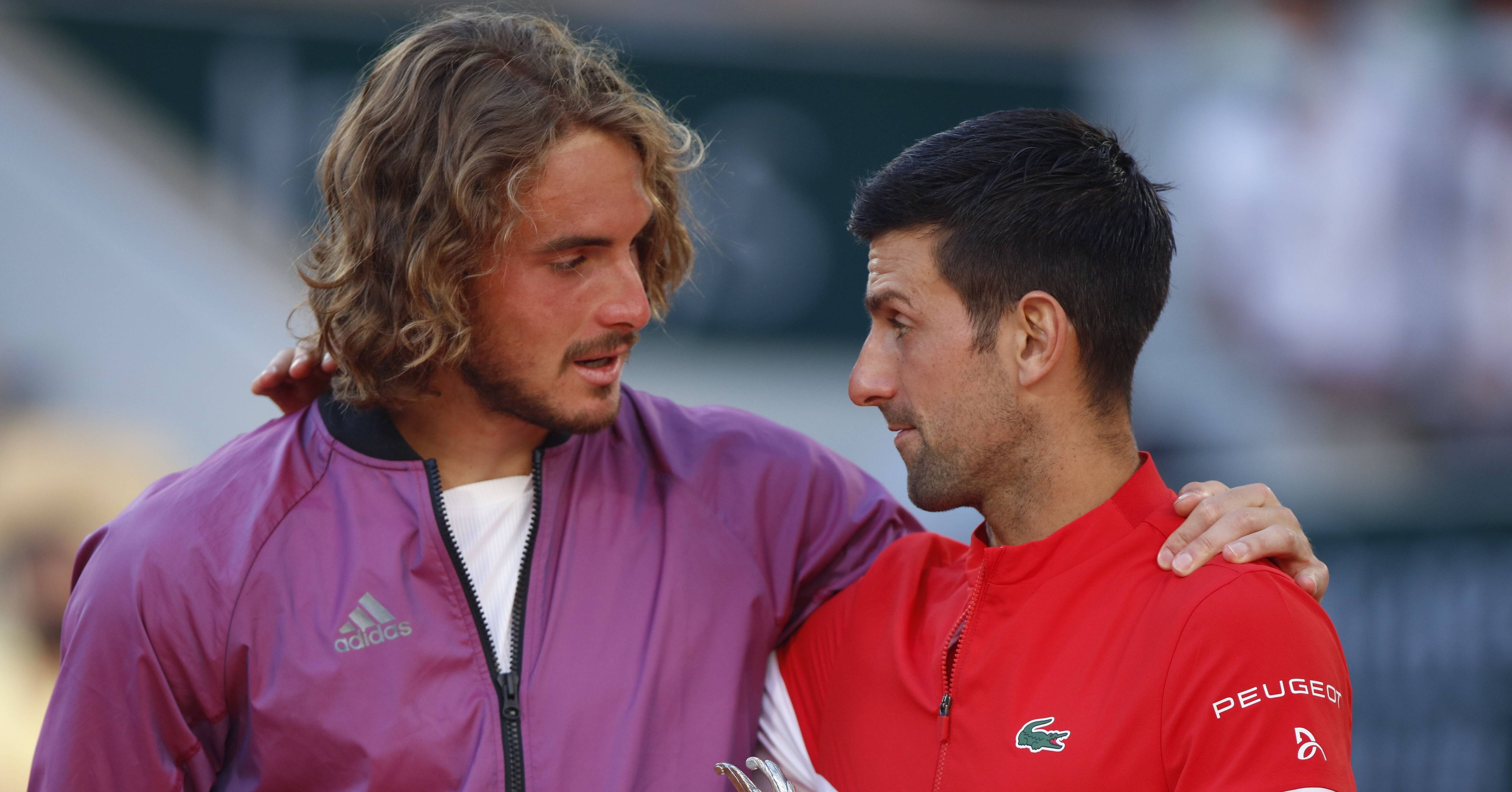 Stefanos Tsitsipas, Novak Djokovic