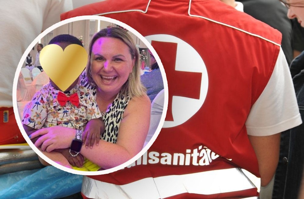 Anwältin Aleksandra Fux rettete in ihrem Urlaub einen Eineinhalbjährigen vor dem Ersticken. Zwei Tage später entstand dieses Bild.&nbsp;