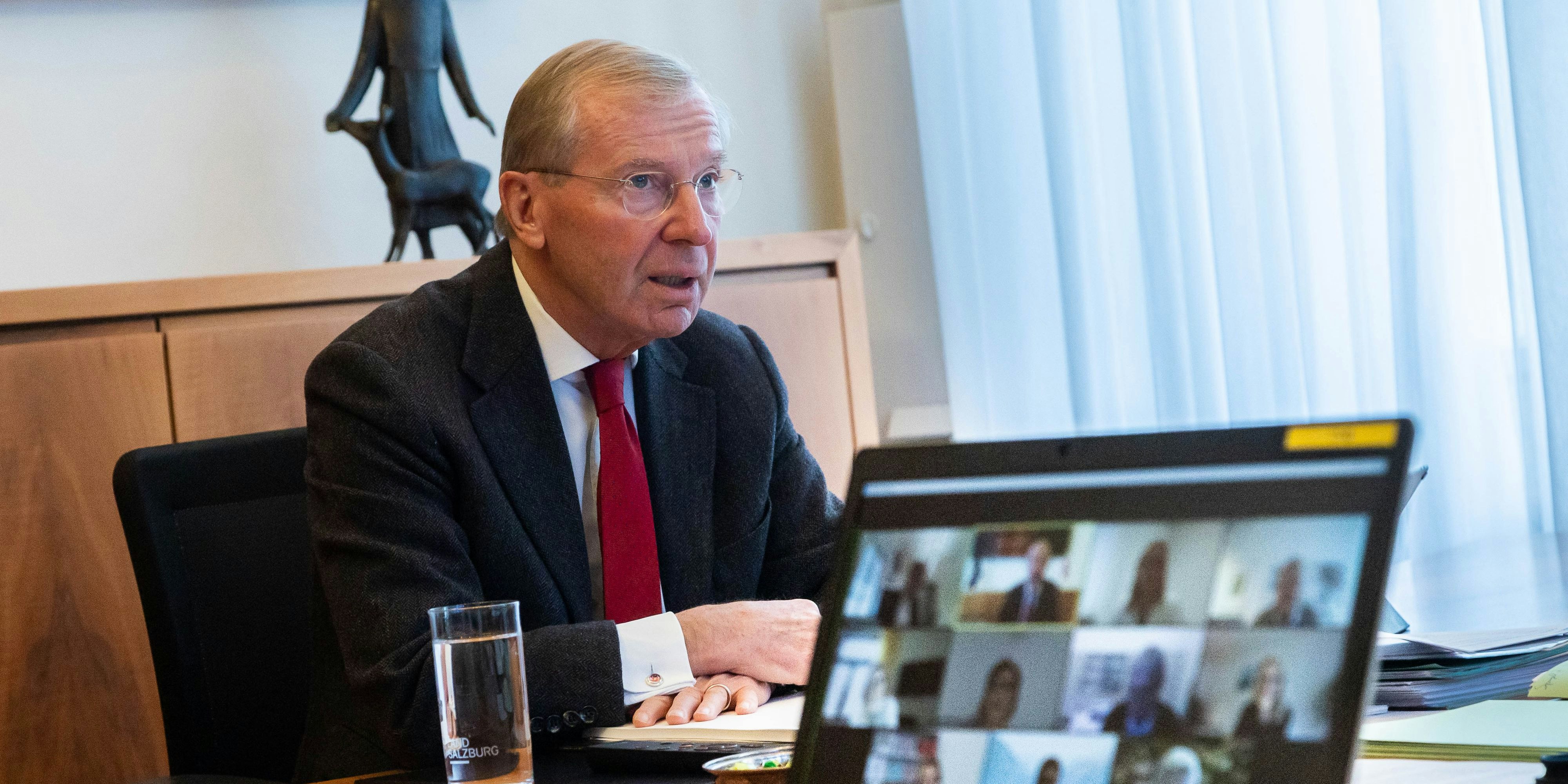 Das Salzburger Corona-Update fand am Freitag virtuell statt.