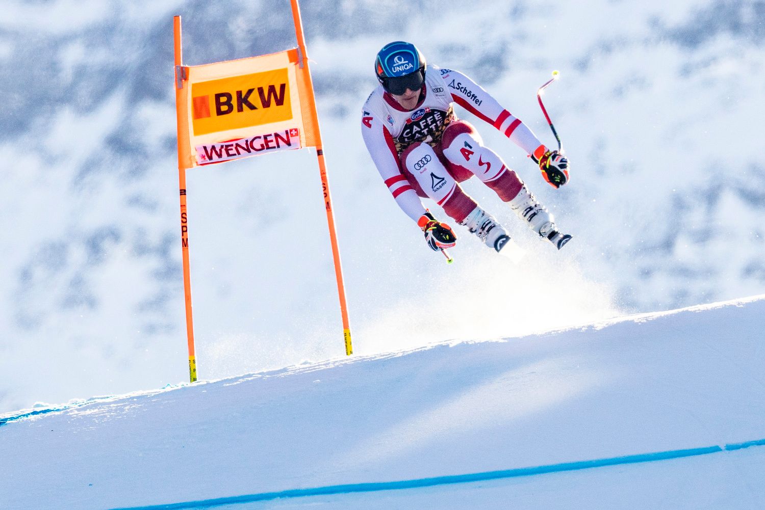 Matthias Mayer in Wengen. 