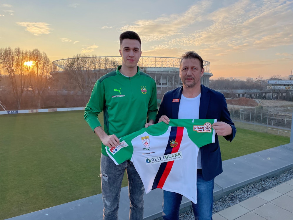 Rene Kriwak wechselt zu Rapid. 