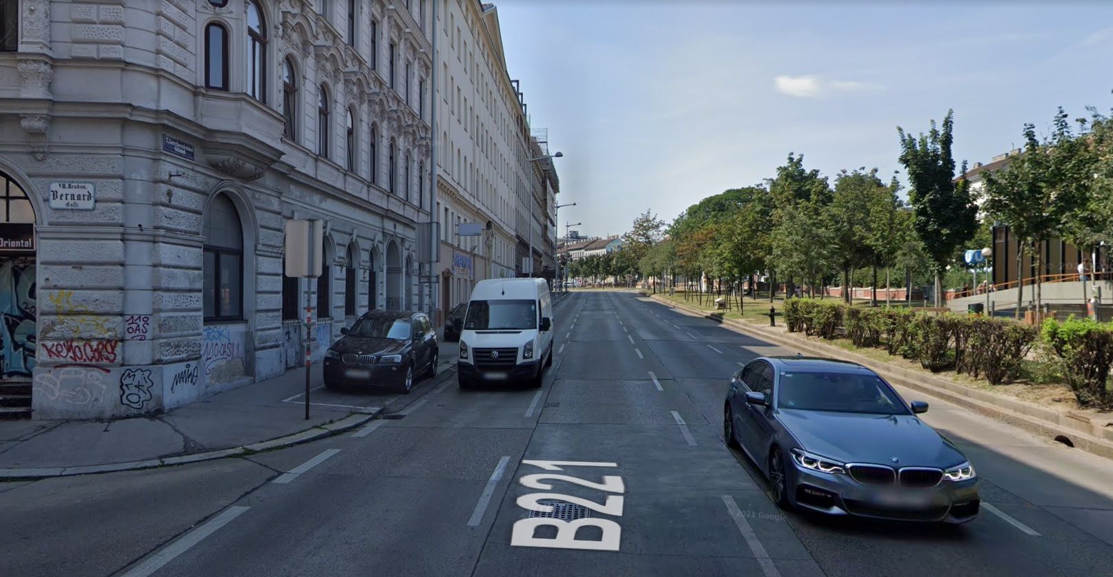 Hier wurde der Mann vom Klein-LKW erfasst.