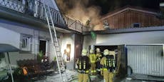 130 Feuerwehrleute löschten Wohnhausbrand in NÖ