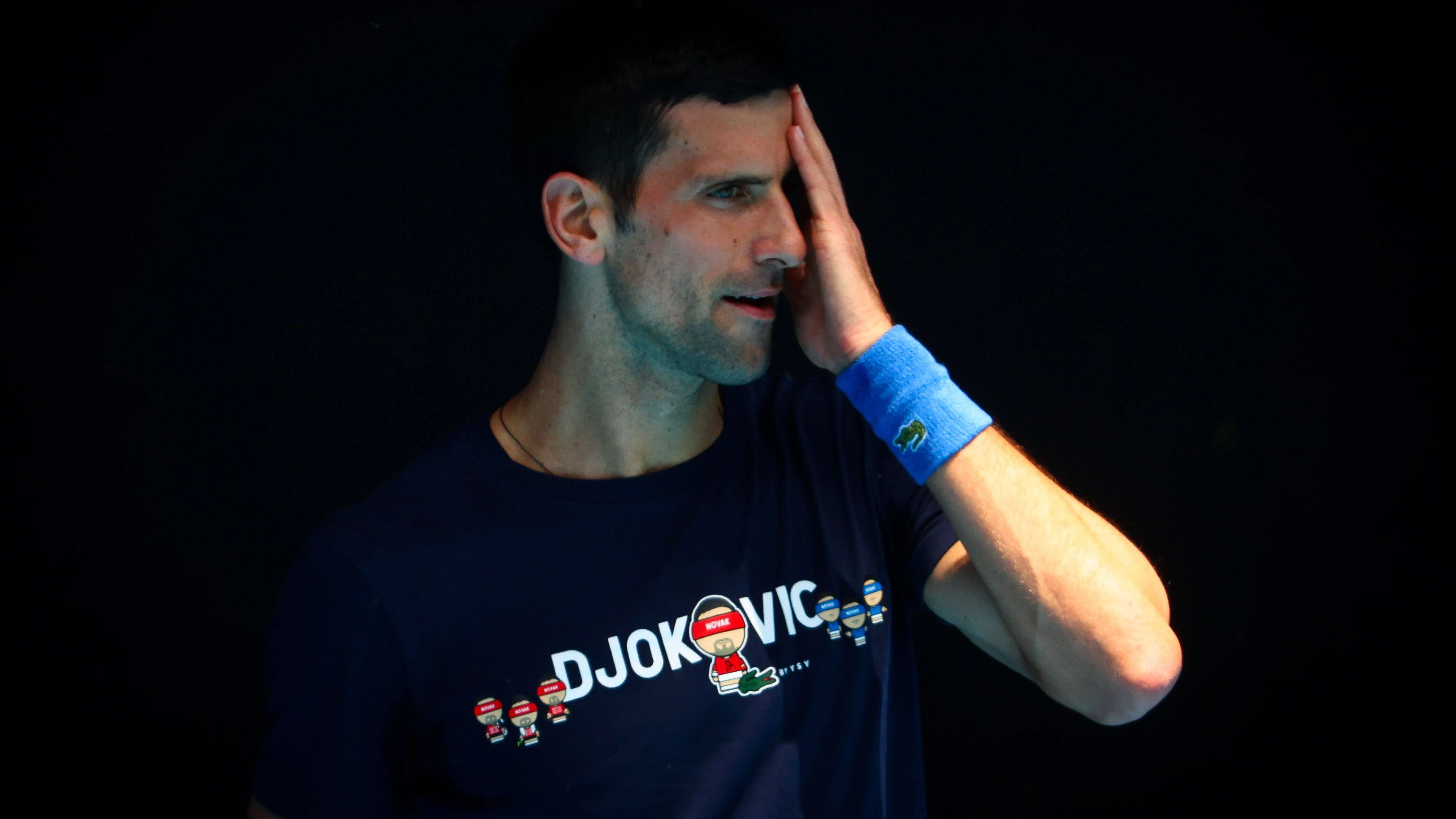 Novak Djokovic ist enttäuscht.