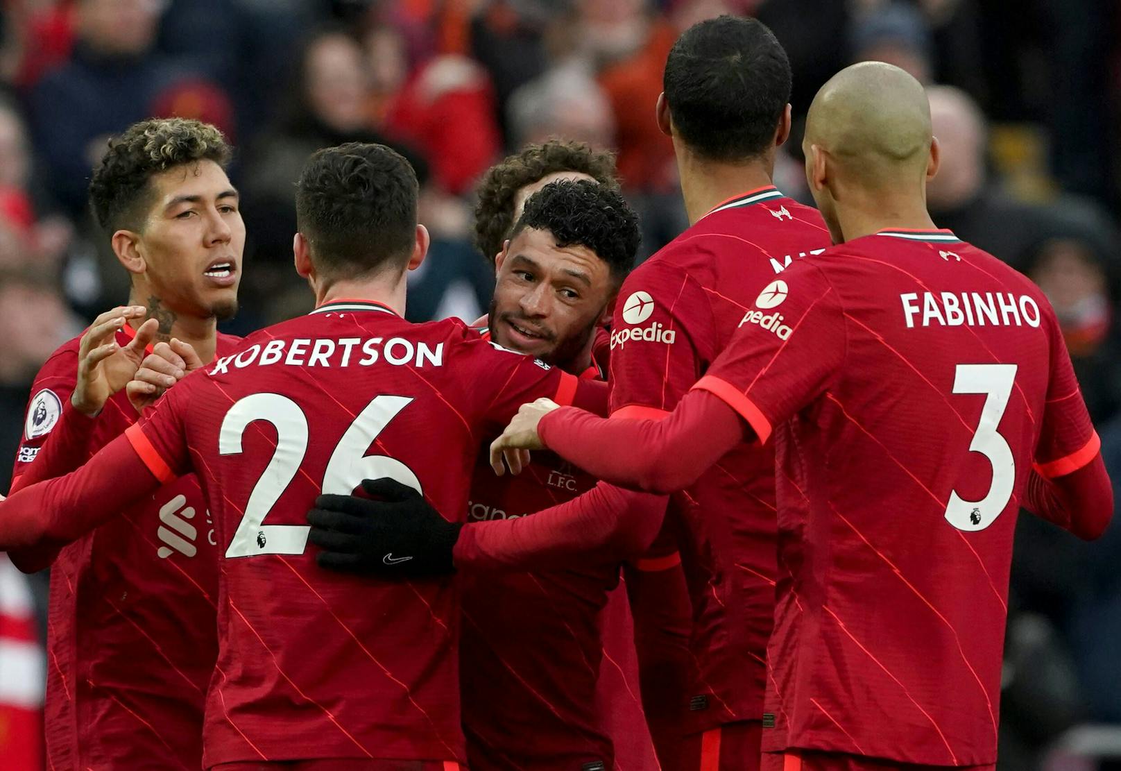 Liverpool jubelt über einen Sieg gegen Brentford