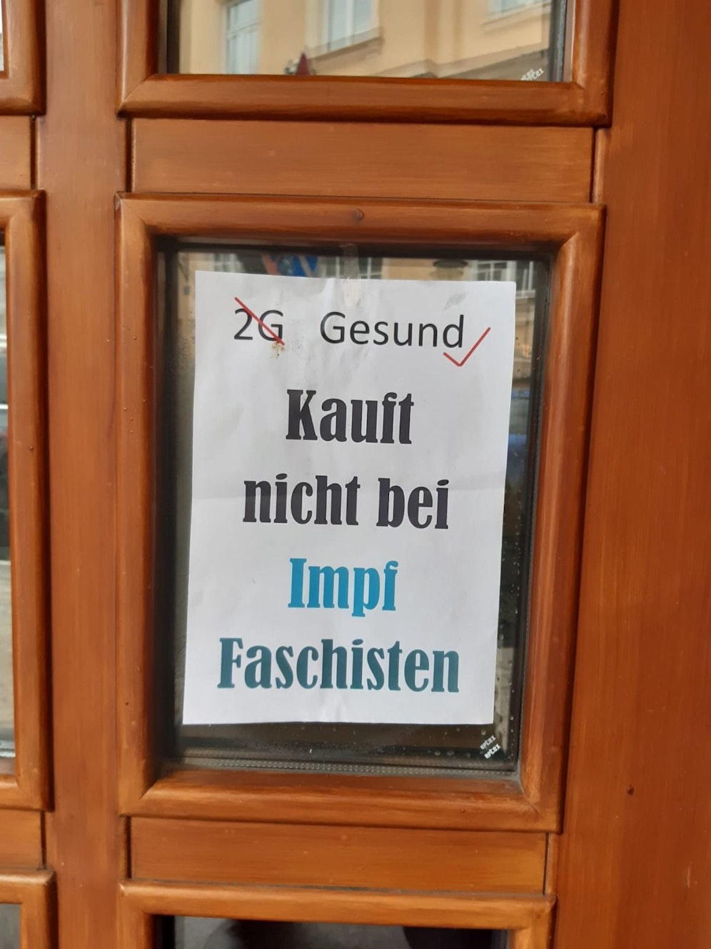 Plakat im Waldviertel