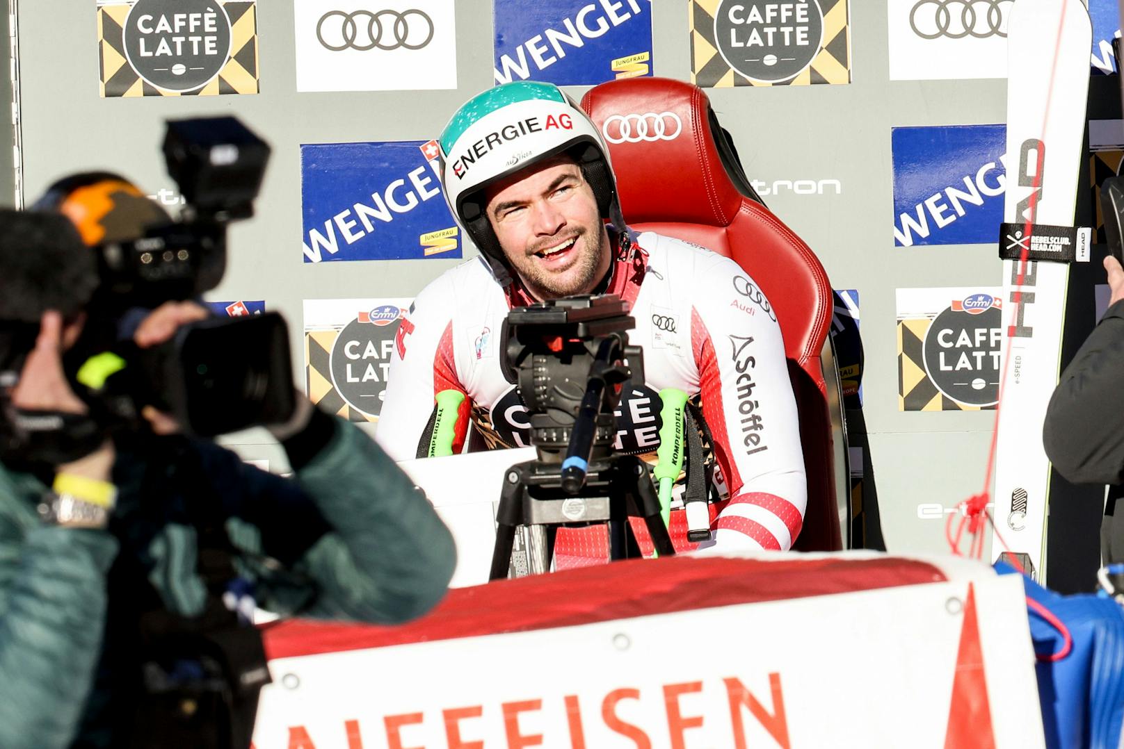 Vincent Kriechmayr wurde in Wengen von Schweizer Ski-Fans ausgepfiffen.