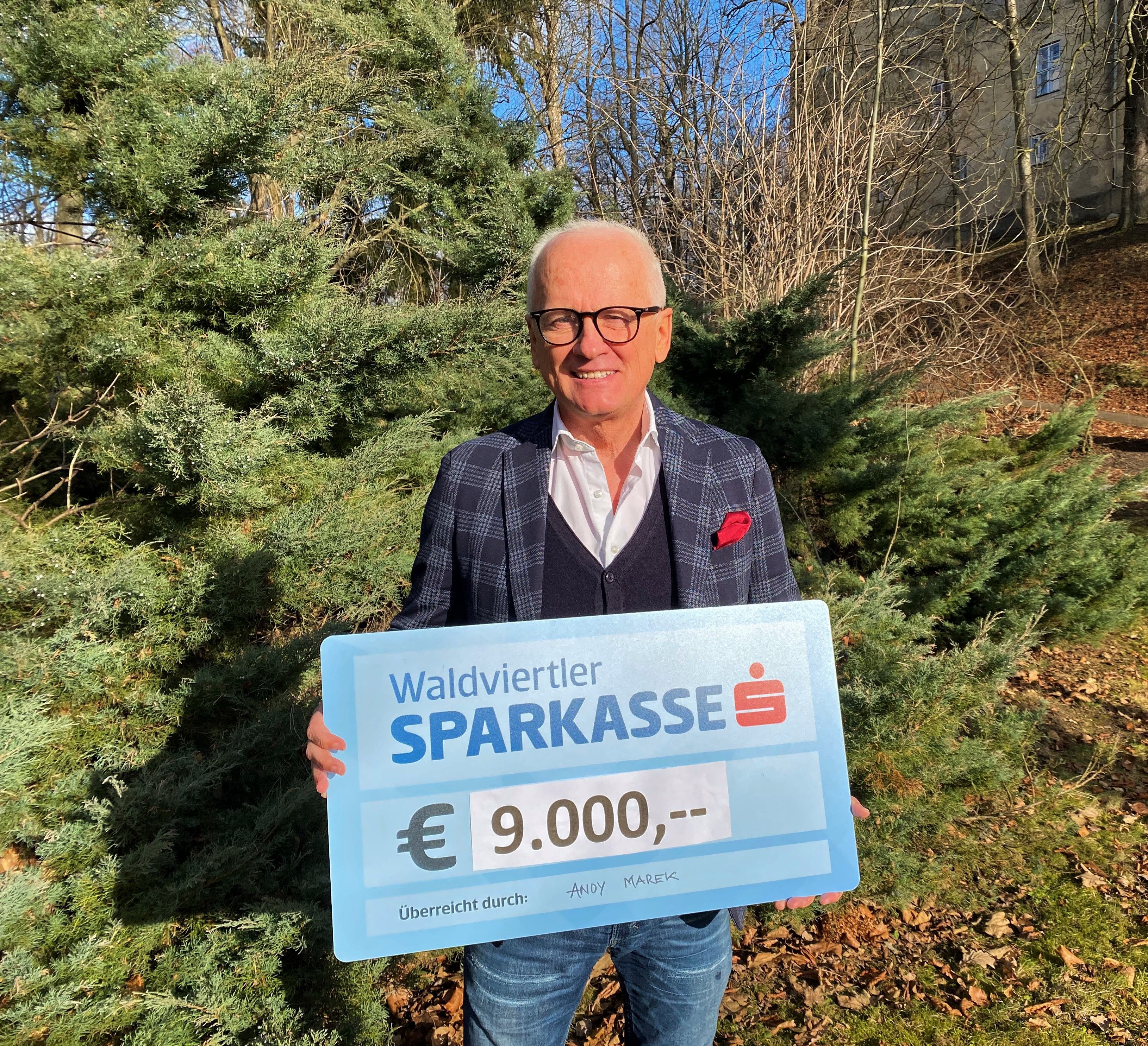 Andy Marek sammelte 9.000 Euro an Spenden.